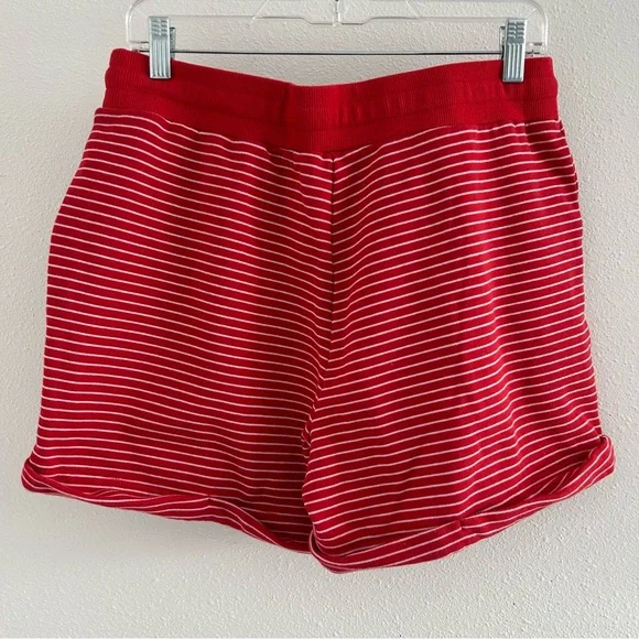 dip Red and Pink Striped Lounge Shorts Size Large - Picture 3 of 4